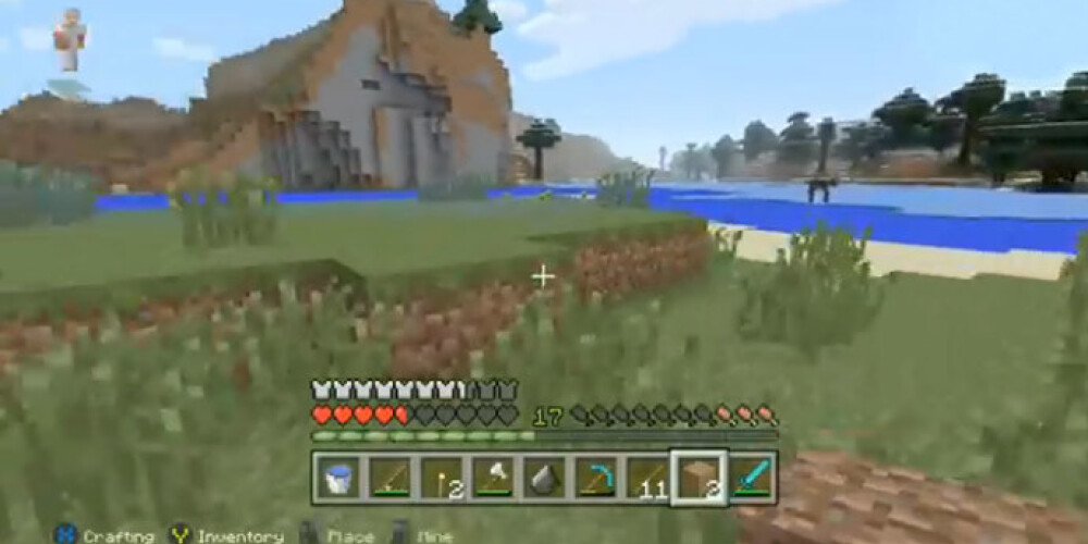 Kadrs no spēles "Minecraft".