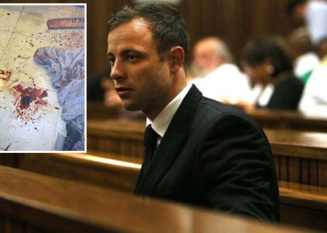 Pistoriuss vainīgs slepkavībā. Publicēti attēli no nozieguma vietas. FOTO