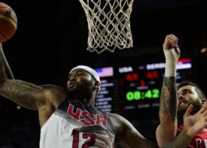 ASV basketbolisti sagrauj Serbiju un nosargā pasaules čempionu titulu. FOTO