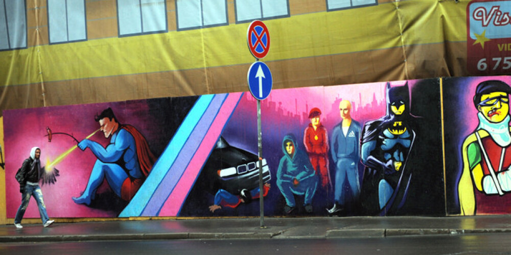 Grafiti zīmējumi Rīgas ielās. Izdaiļo vai bojā skatu?