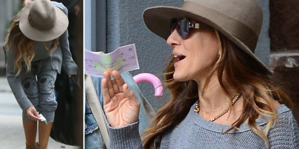 Знаменитая актриса Сара Джессика Паркер на тротуаре Нью-Йорка нашла чек на почти 5000 долларов