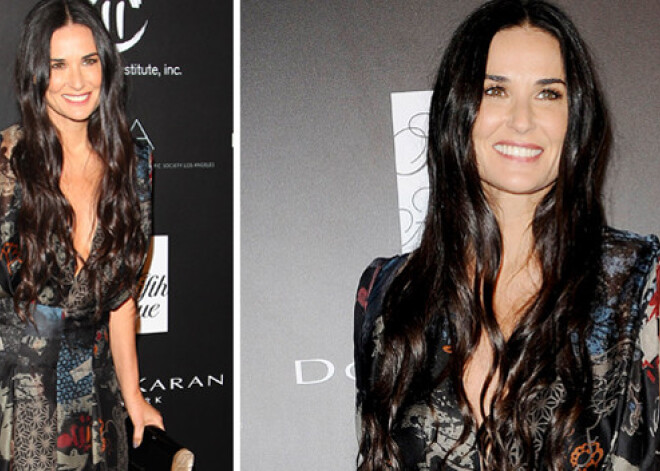 51-летняя Деми Мур вновь сияет на красной дорожке