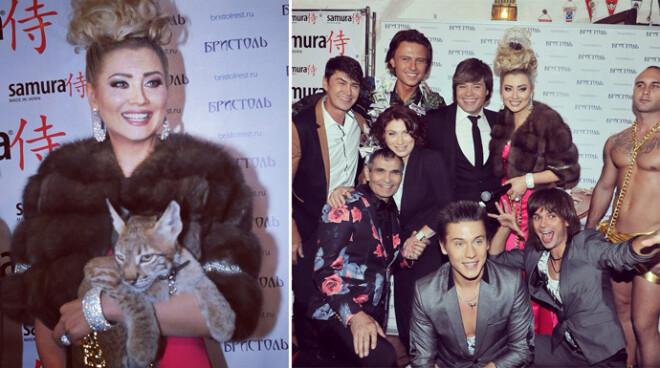 На презентацию к Лене Лениной пришли ее друзья и коллеги: Прохор Шаляпин, Роза Сябитова, Станислав Садальский, Бари Алибасов и другие