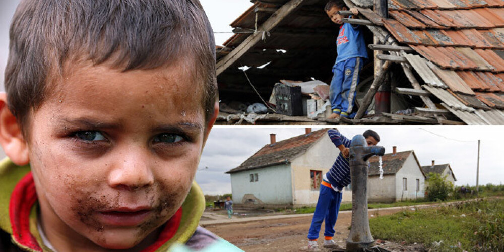 Romi ciematā Ungārijā: "Kāda mums vispār jēga mazgāt drēbes?" FOTO