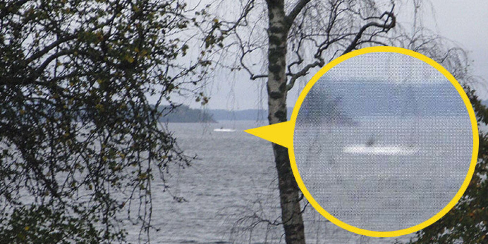 Zviedrijas armija publisko noslēpumainā "ārvalstu kuģa" fotogrāfiju
