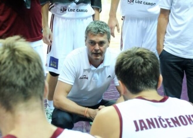 Latvijas basketbola izlase izvēlas Eiropas čempionātā Rīgā spēlēt pret Igauniju