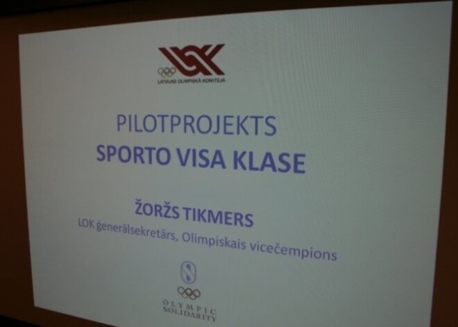 Rīgas Hanzas vidusskolā 3. klases skolēni uzsāk projektu "Sporto visa klase"