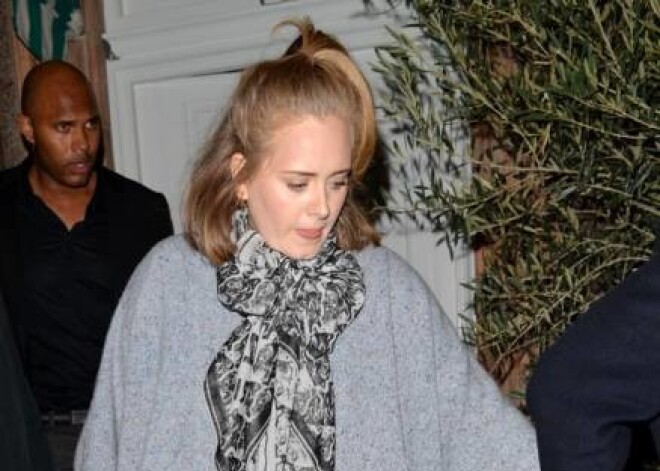 Adele ar vīru Londonā, 2014. gada rudenī