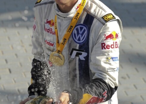 Divkārtējais WRC pasaules čempions francūzis Sebastjans Ožjē.