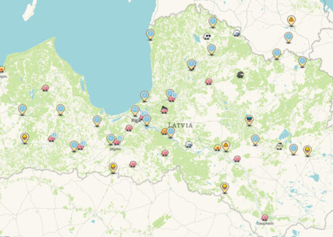 Rīgā ir pasaulē otrais lielākais "Waze" lietotāju skaits