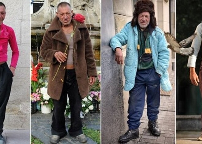 Славик - самый модный бомж в мире? ФОТО