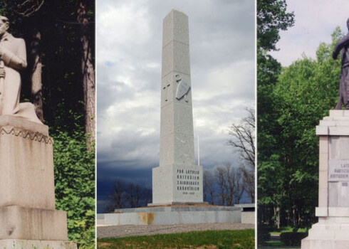 Lāčplēša dienā svecītes un ziedi gulst pie desmitiem pieminekļiem visā Latvijā. Brīvības piemineklis nav tikai Rīgā, bet arī Jēkabpilī, Bauskā, Viesītē un citās Latvijas pilsētās.