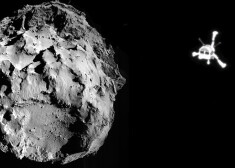 Eiropas zonde "Philae" pirmo reizi vēsturē nolaižas uz komētas