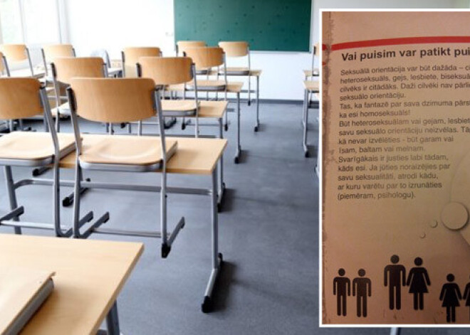 Skandāls Juglas skolā: māmiņa sašutusi, ka bioloģijas stundā stāsta par gejiem