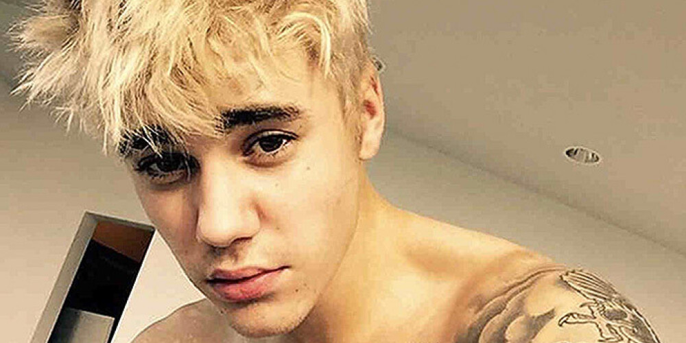 Канадский поп-певец Джастин Бибер теперь блондин