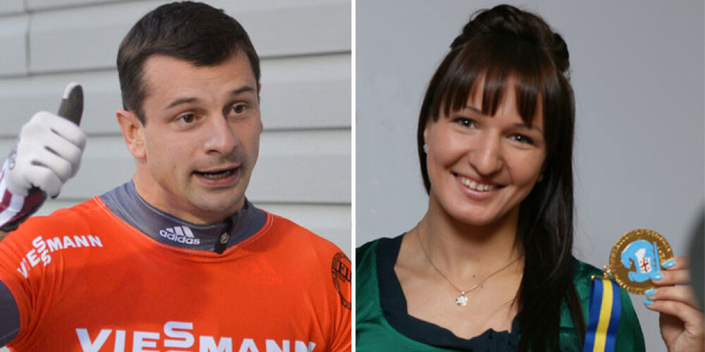 Par Latvijas gada sportistiem nosaukti Martins Dukurs un Anastasija Grigorjeva