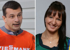 Par Latvijas gada sportistiem nosaukti Martins Dukurs un Anastasija Grigorjeva