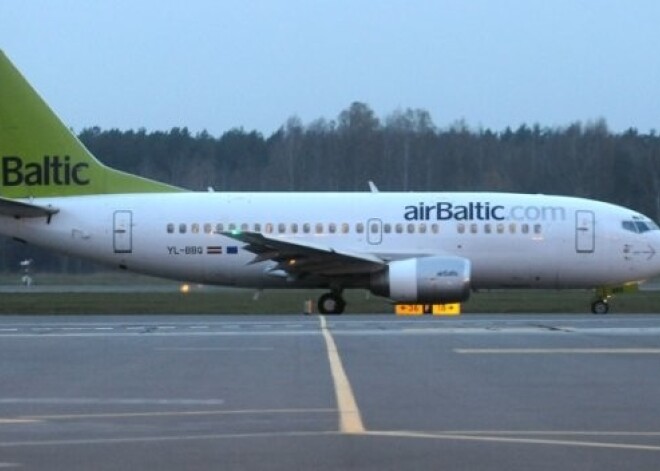 "airBaltic" ir punktuālākā lidsabiedrība pasaulē