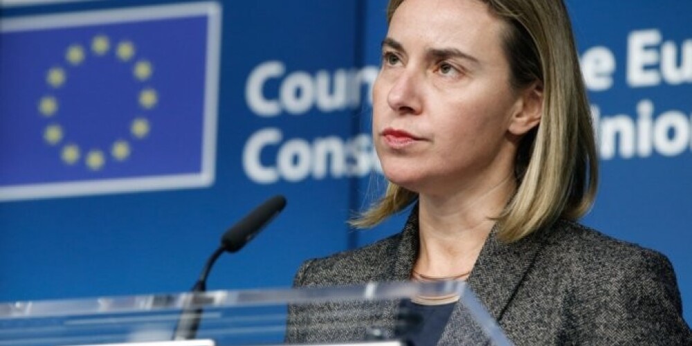 Глава европейской дипломатии Федерика Могерини