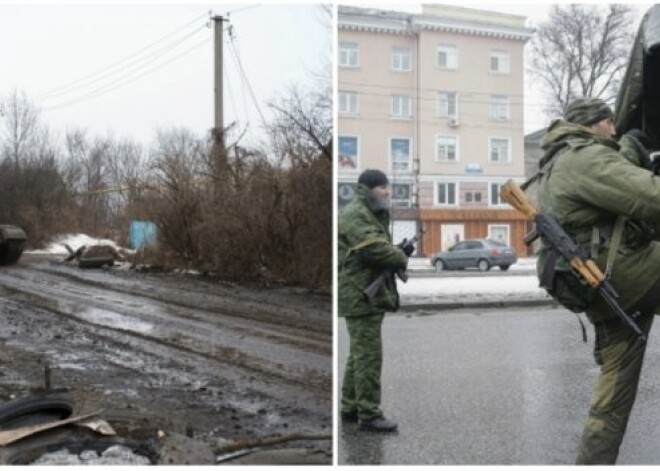 Donbasā notiek īstas tanku kaujas, Luhanskā - Krievijas armija