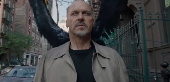 Kadrs no filmas "Birdman".