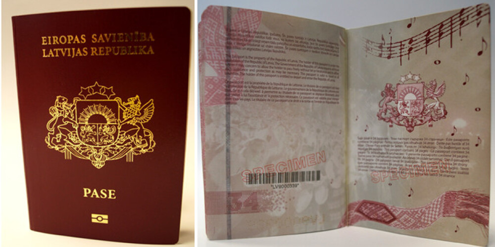 Sāk izsniegt jauna parauga Latvijas pilsoņu pases. FOTO