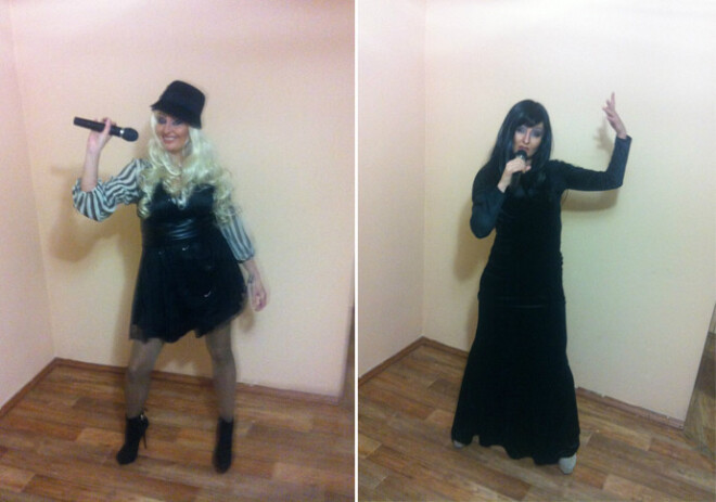 Ангелина Боня в образе Лолиты и Маши Распутиной