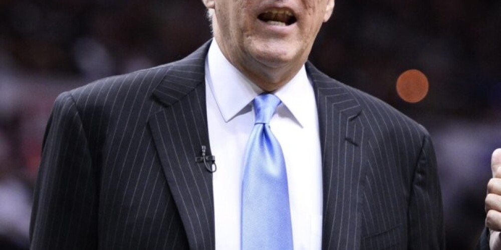 "Spurs" galvenais treneris Popovičs izcīna savu 1000.uzvaru NBA