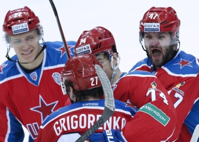 Maskavas CSKA iemet 12 ripas un sasniedz jaunu KHL rekordu