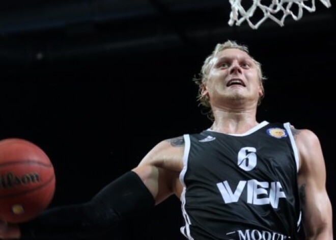 "VEF Rīga" pretinieku laukumā uzvar LBL līderus - "Ventspils" basketbolistus