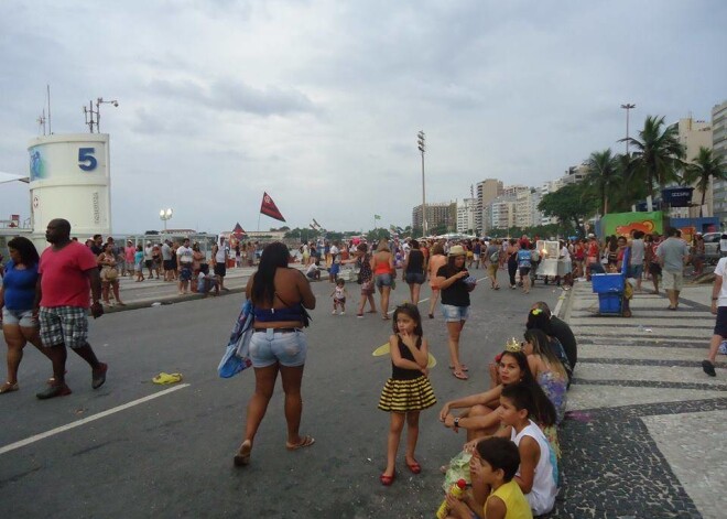 Kristīne Lindenblate 2015. gada Rio Brazīlijā karnevālā.