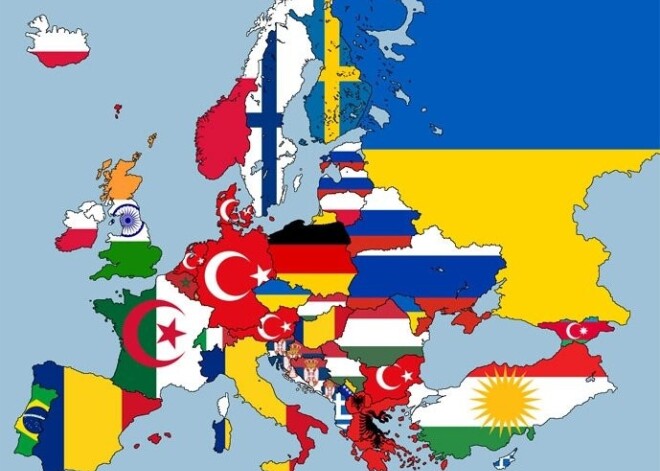 Как выглядит карта Европы, если отметить на ней крупнейшие диаспоры