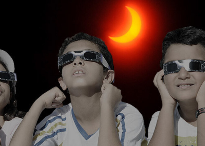 Cilvēki ar bažām domā par šodienas Saules aptumsumu