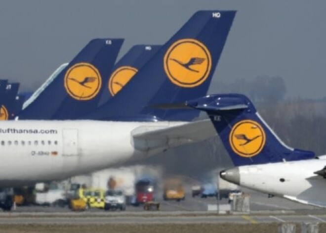 Pilotu streika dēļ arī šodien "Lufthansa" uz Rīgu nelido