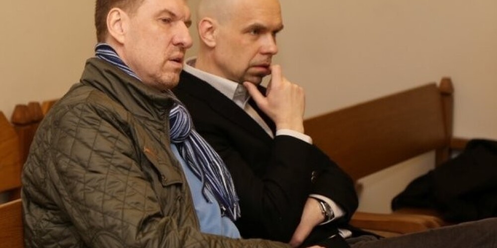 Вилнис Штрамс и его заместитель Петерис Странцис в Рижском окружном суде