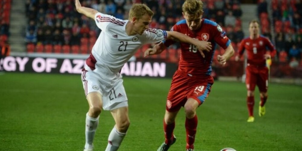 Čehijas izlase FIFA rangā šobrīd atrodas 16.vietā, kamēr Latvija ieņem vien 95.pozīciju.