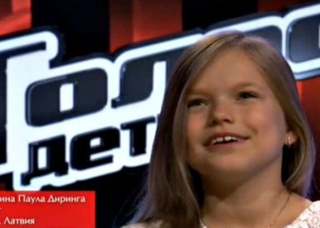 «Голос. Дети»: рижанка Катрина Паула возвращается домой. ВИДЕО