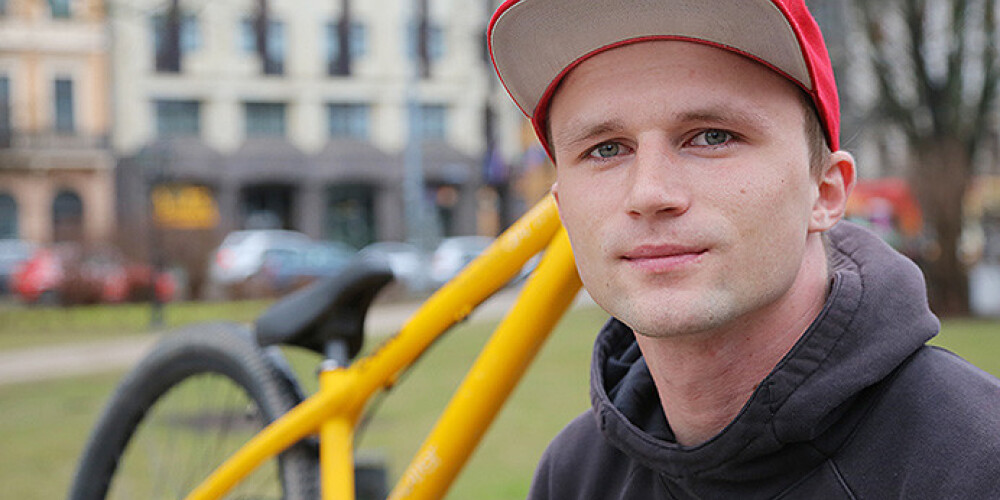 Jaunā "Freestyle" riteņbraukšanas zvaigzne Orniņš par sporta veida aizkulisēm. VIDEO. FOTO