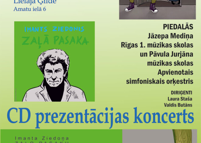 Aicina uz skolēnu simfoniskā orķestra koncertu „Zaļā pasaka”