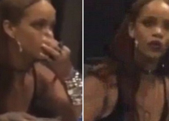 Рианну засняли за вдыханием подозрительной субстанции