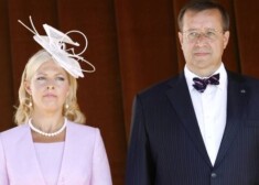 Igaunijas prezidents Ilvess paziņo par šķiršanos no sievas. FOTO