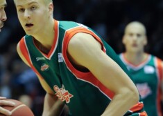 Talantīgais latviešu basketbolists Kristaps Porziņģis.