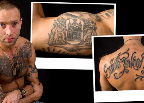 Gacho tetovējumi ir viņa dzīves spogulis. FOTO