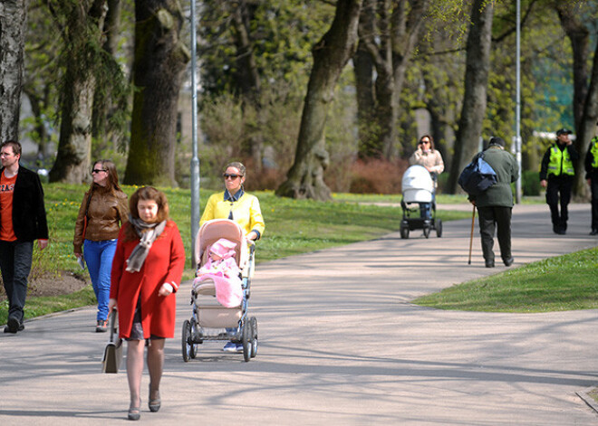 Valsts lielākajā daļā 1.maijs paies bez nokrišņiem