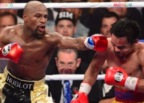 Vairums boksa speciālistu uzskata, ka Floida Meivezera (pa kreisi) pārākums ringā neradīja šaubas.