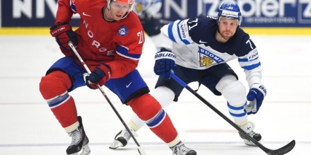 Somijas hokejisti pārliecinoši uzveic Norvēģijas izlasi