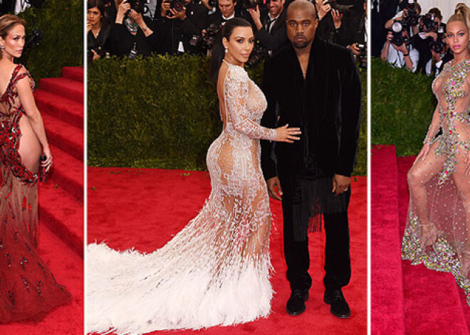 „Met Gala” balles labāk un sliktāk ģērbtās, un gandrīz plikās! FOTO