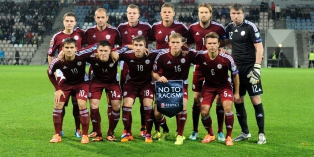 Latvija jaunākajā FIFA rangā saglabājusi 85.vietu