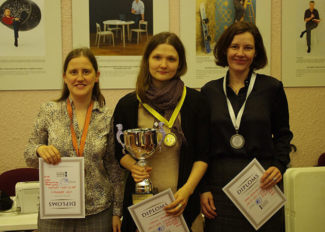 Par Latvijas čempioniem šahā kļūst Neikšāns un Rogule. FOTO