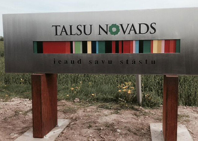 Uzstādīs jaunās Talsu novada robežzīmes